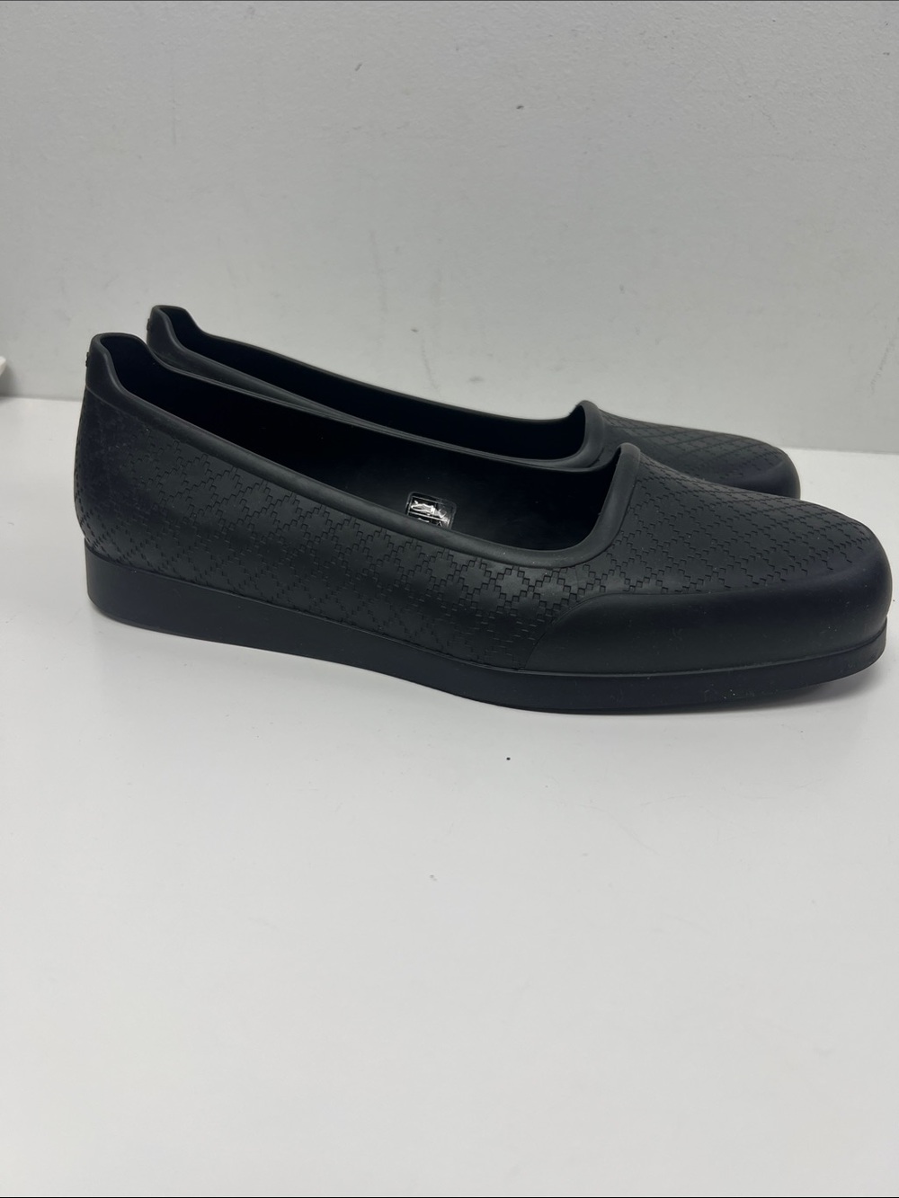 Gucci Black Signature-Embossed Galoshes